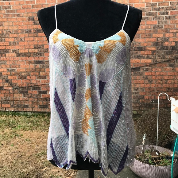 NWT Free People Take Flight Beaded Cross Strap - Picture 2 of 8